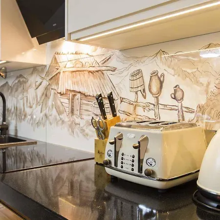 아파트 Famixdom Zakopianskie Tarasy Jacuzzi&sauna Centrum 자코파네